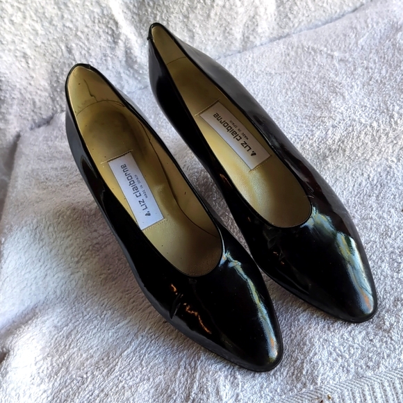 Black Patent Leather, Classic Pumps, Made in Spain - Picture 1 of 7